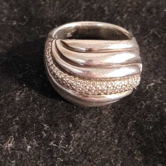 David Yurman diamonds dome ring - Picture 3 of 6